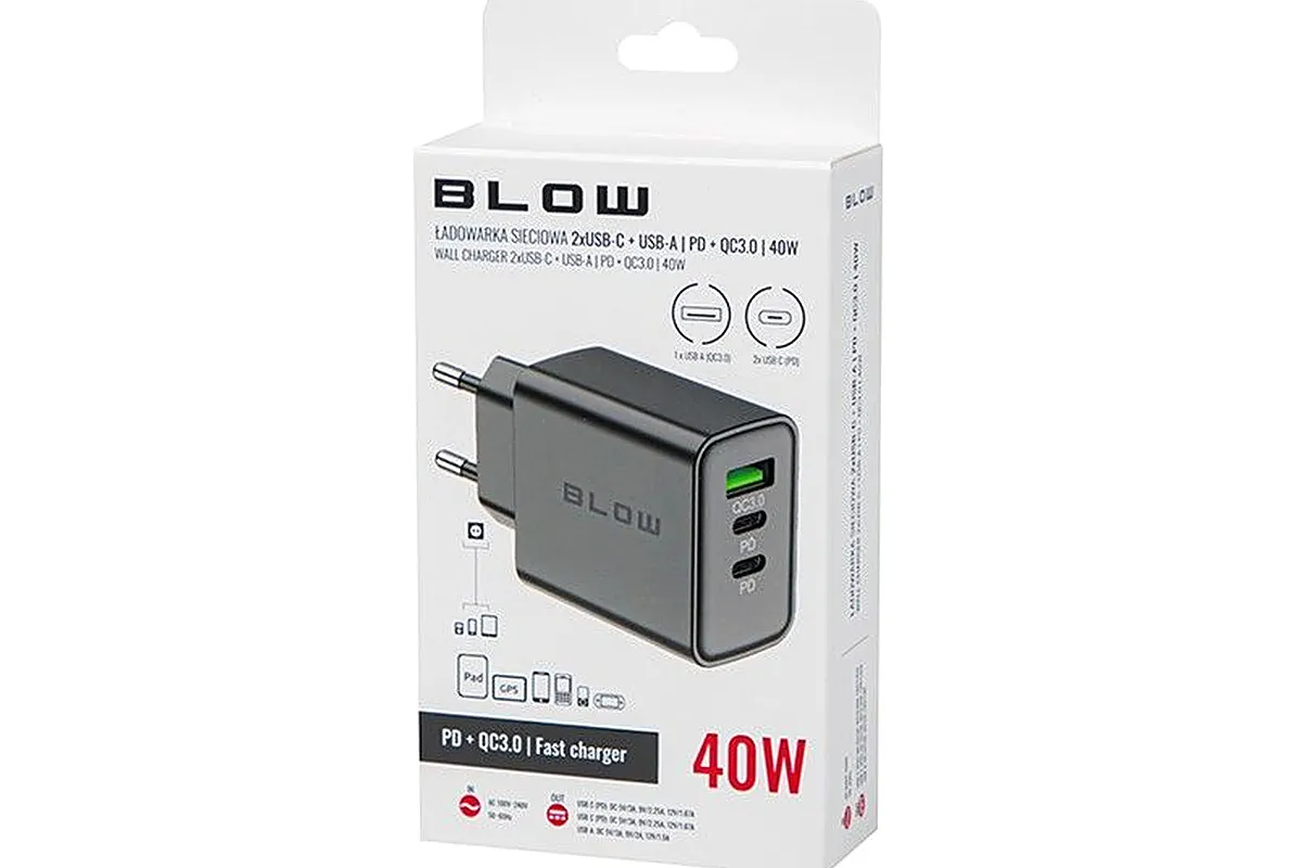 POLNILEC 2XUSB C 40W - Glavna slika izdelka
