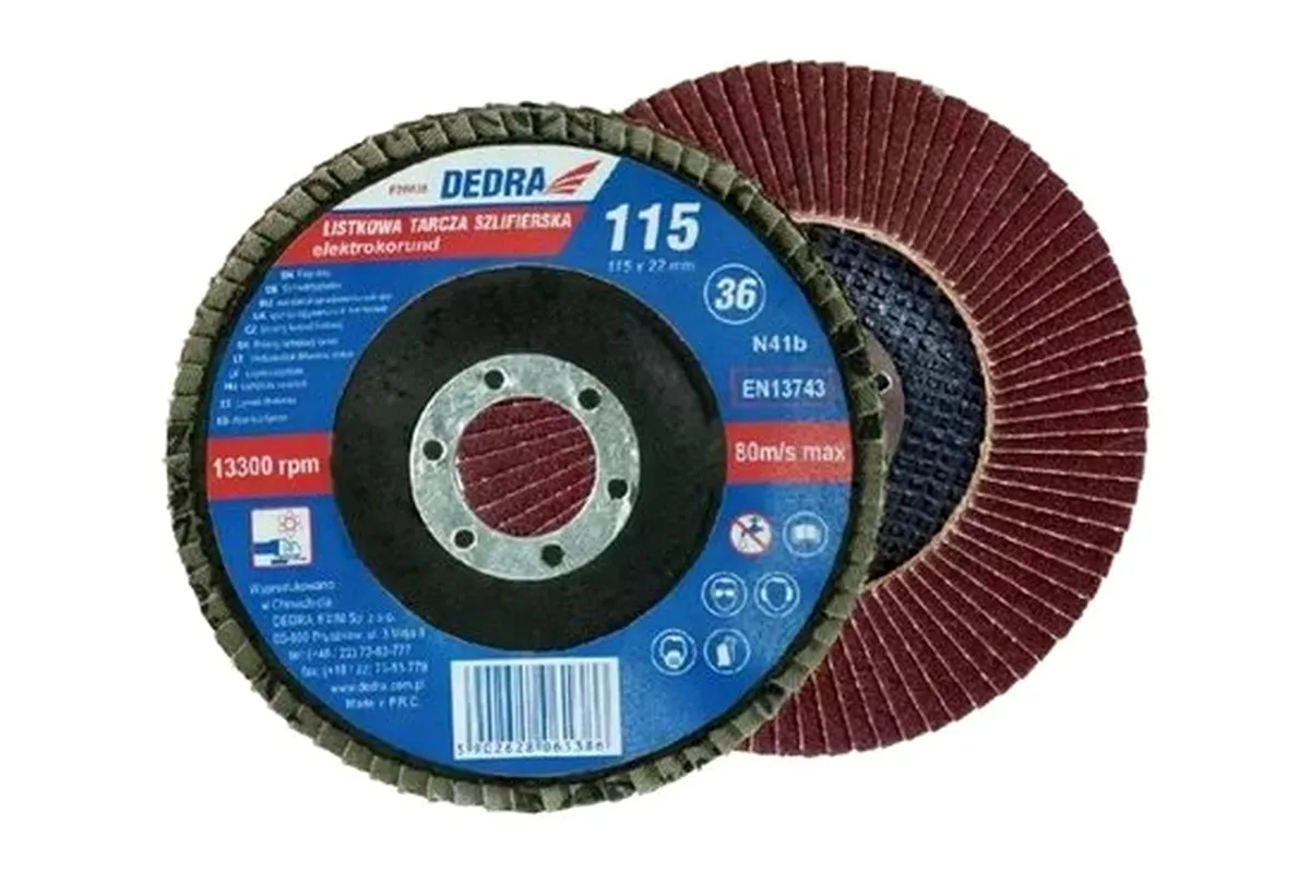 DISK BRUSNI LAMELNI 125X22MM 36 F21036 - Glavna slika izdelka