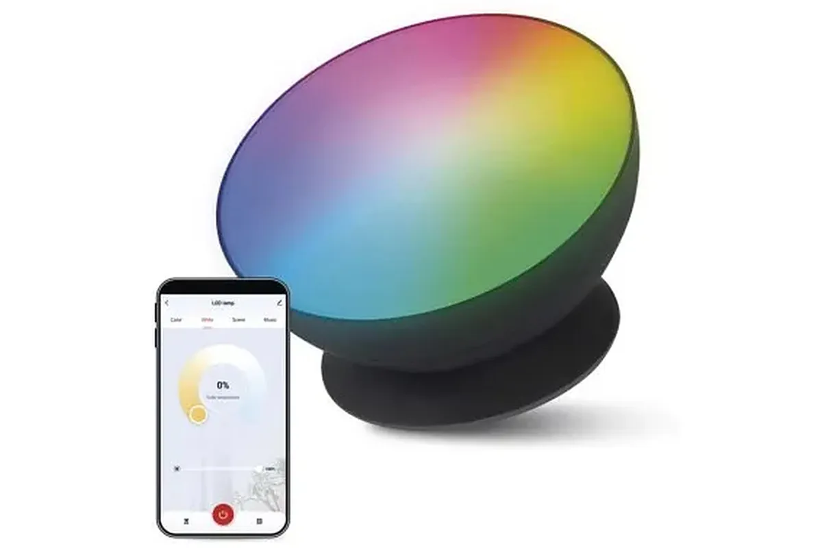 SVETILKA AMBIENTALNA ČRNA RGB WIFI - Glavna slika izdelka