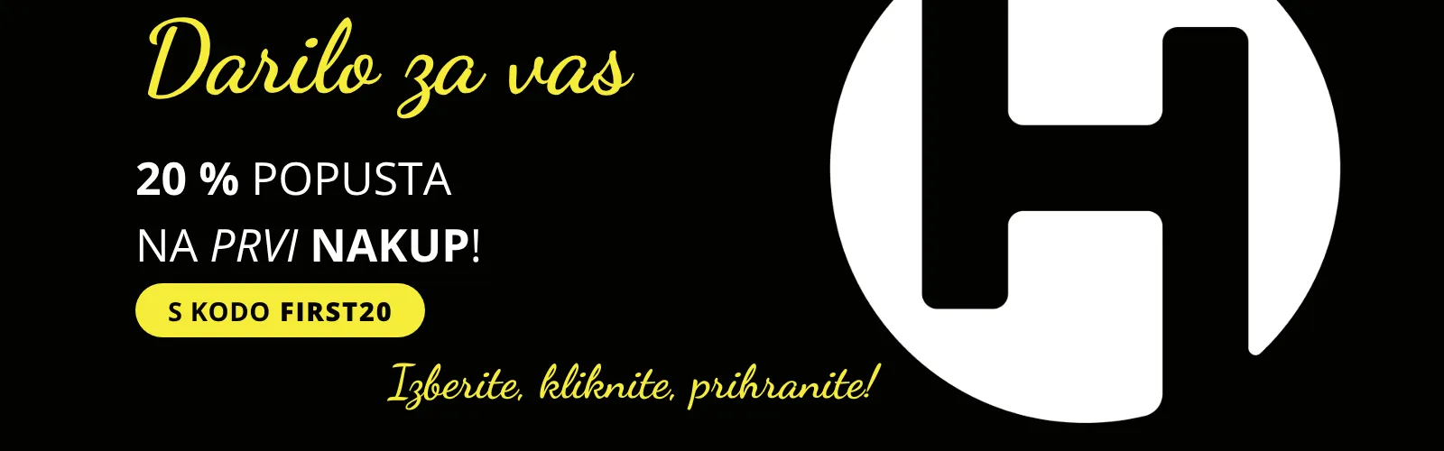 Dobrodošli na naši novi spletni prodajalni! Vsak dan novi izdelki – izberite, kliknite, nakupujte!