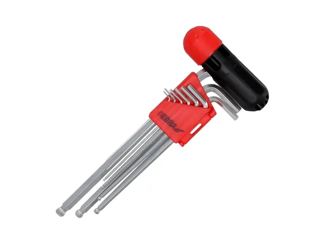 KLJUČI 6-ROBNI 215MM 9/1 S KROGLICO, OBRAČALNI MET